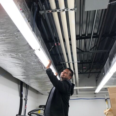 Fluorescent Bulb Replacement